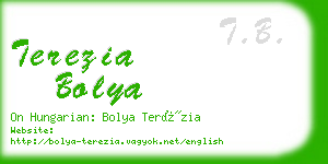 terezia bolya business card